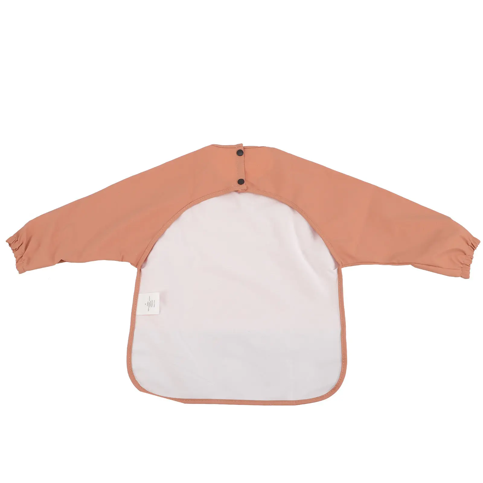 

Baby Bib Waterproof PU Feeding Long Sleeve Meal Clothes Bibs Front Pocket Easy Clean Soft Skin Protective Long Sleeve Bib