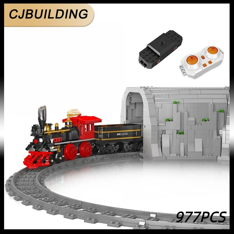 Mould King 12030 Technical Train Building Block Remote Control General Train Model Assembly Toys Bricks Kids Christmas Gifts