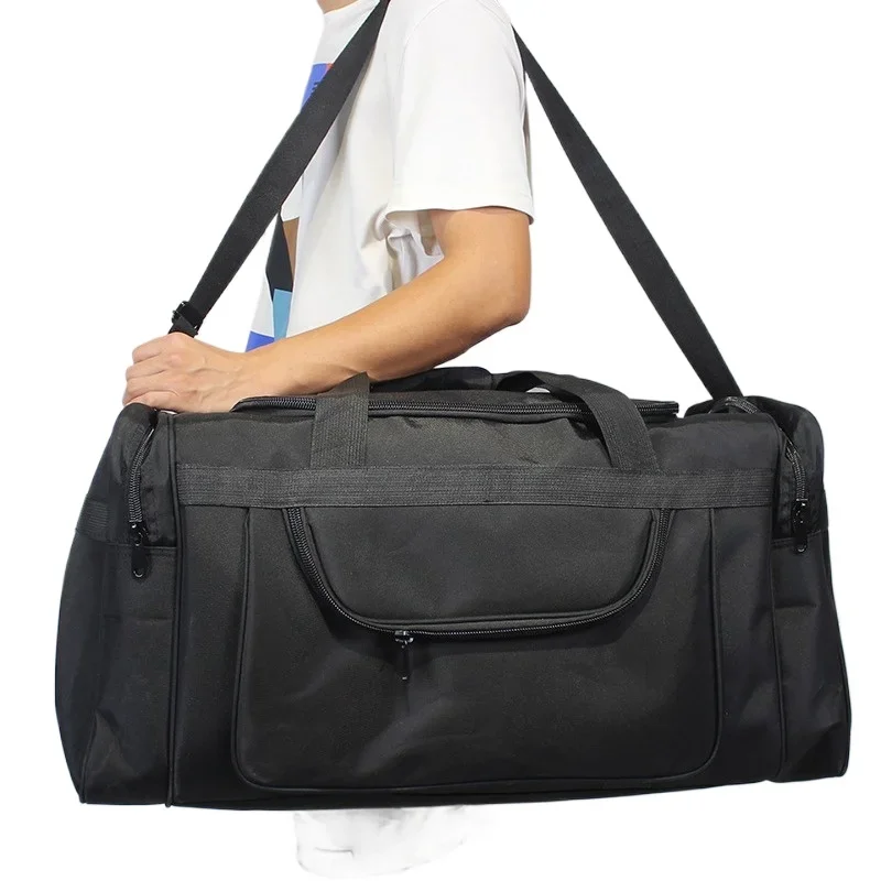 

Large Capacity Oxford Cloth Travel Tote Bag with Lockable Zipper | Ideal for Luggage, Suitcase Organization & Car Trunk Storage