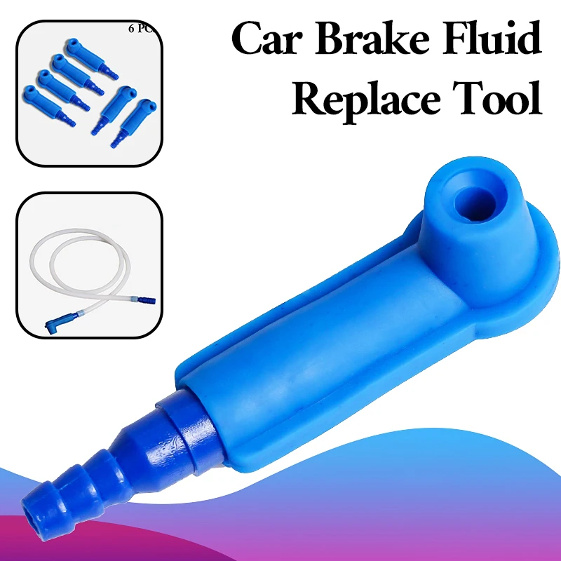 

Car Brake Fluid Oil Exchange Pump with 120cm Oil Pumping Hose Empty Drained Oil Bleeder Auto Brake Oilling Connector Oil Filling