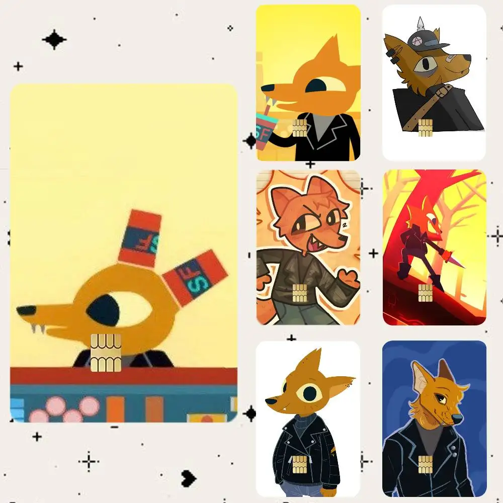 N-Night in the Woods Gregg Lee  Waterproof Bank Card Sticker Skin for Credit Debit Chip Cards Decorative Cover Film