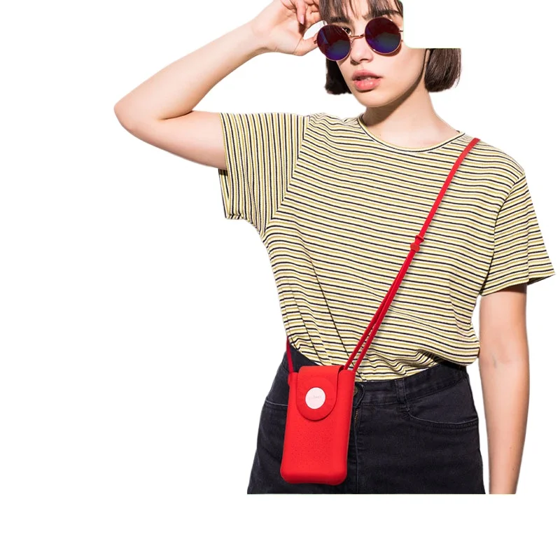 

Crossback mobile phone bag crossbody bag silicone shoulder