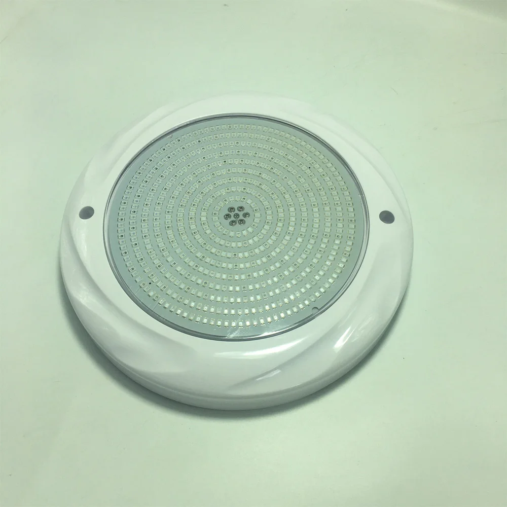 Pool LED Light 18W 42W AC12V RGB Underwater Surface Mount Plastic Separable IP 68 Waterproof Cold White