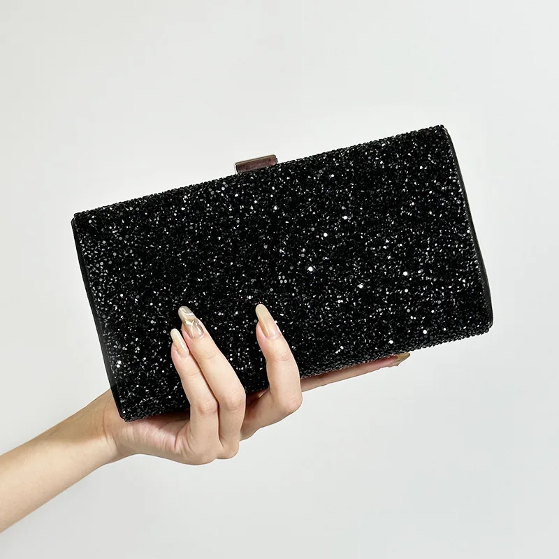 

Новинка 2024 года, вечерние сумки с бриллиантами, роскошные сумки через плечо, сумки через плечо с цепочкой для вечеринки, свадьбы, ужина, женский элегантный клатч