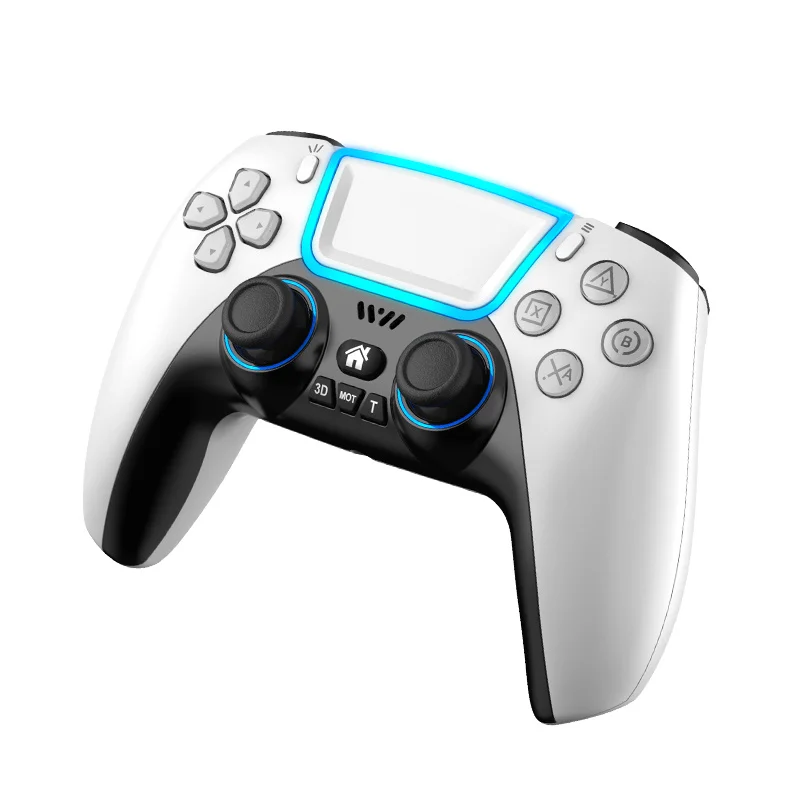 2024 Wireless Gaming Controller For P4 Gamepad Joystick for PC/Stem/Swich/ P4 Game Console with RGB light