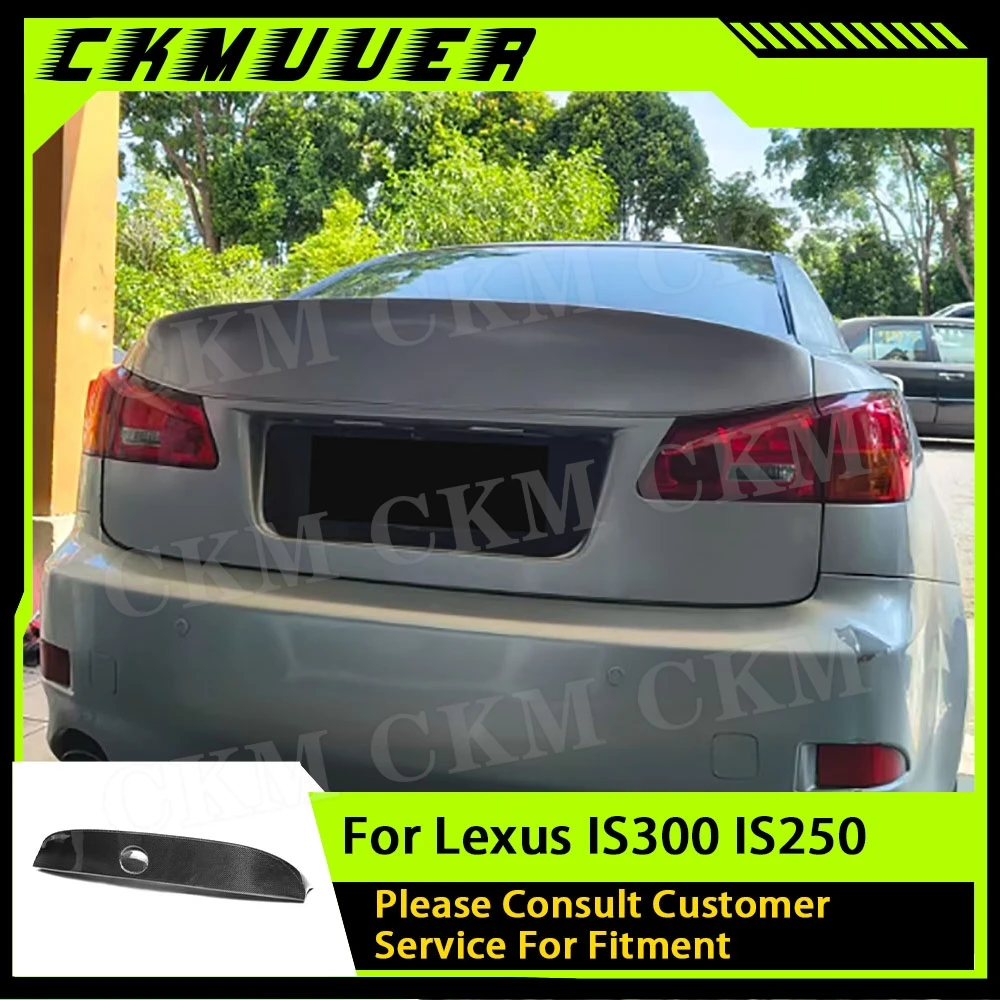 

CKMUUER Car Rear Spoiler Rear Trunk Spoiler Car Body Kits Accessories for Lexus IS300 IS250 2005-2012 Car Auto Tuning Styling