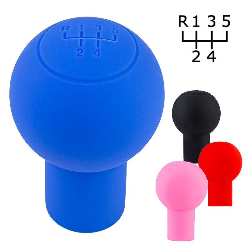 NonSlip Car Silicone Gear Shift Knob Cover Gear Shift Grip Manual Lever Knobs Case Protector Bump Stick Car Interior Accessorie