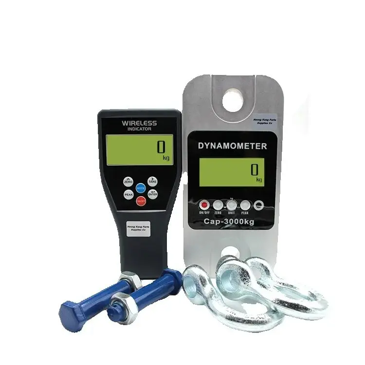 Wireless Dynamometer Crane Scale With Shackle Digital Load Cell For Port Wharf  Marine Dynamomete 10Ton 30Ton 50 Ton GWD200 LCD