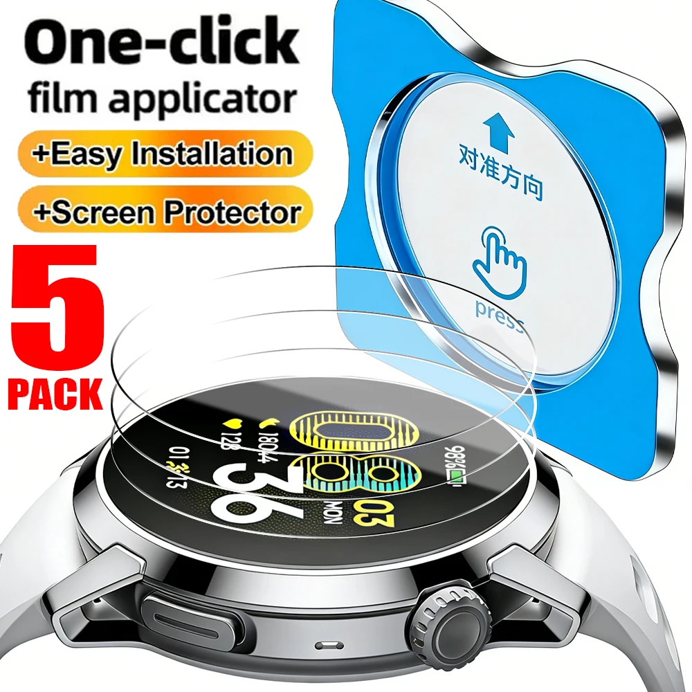 For COROS PACE 4 Tempered Glass Screen Protectors with Easy To Install Kit Clear Anti-scratch Sports Watch Film for Coros Pace 4