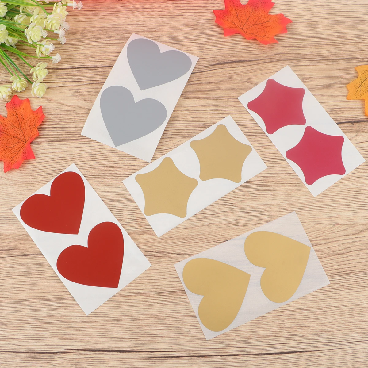 

50PCS Scratch Tickets Colorful Heart Shaped Labels Perfect for DIY Crafts Kids Baby Showers Wedding Fundraising Folder Tags