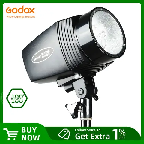 GODOX K-180A Mini Master 180W Studio Strobe Photo Compact Flash Light Lamp