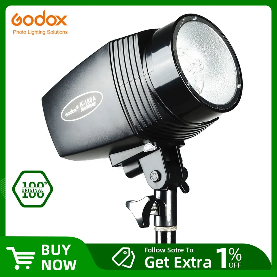 【中古美品】YOSAライトケープA GODOX K-180A Mini Master 180W Studio Strobe Photo Compact Flash