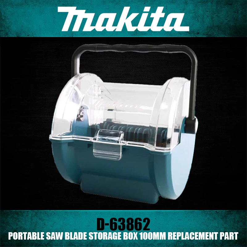 

Портативный бокс для хранения пильных дисков Makita D-63862, 100 мм, запасная часть, аксессуары для электроинструментов