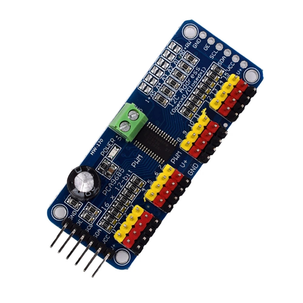 SWXF (170)16Ch PWM/Servo/Servo Driver Board Controller IIC PCA9685
