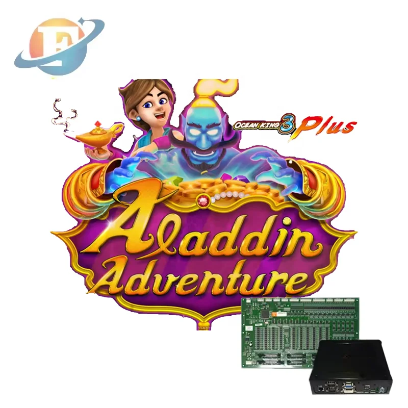 Gran oferta Ocean King 3 Aladdin Adventure Fish Kit de juego Ocean King 3 Arcade Videojuego Sala de disparos Juego de peces