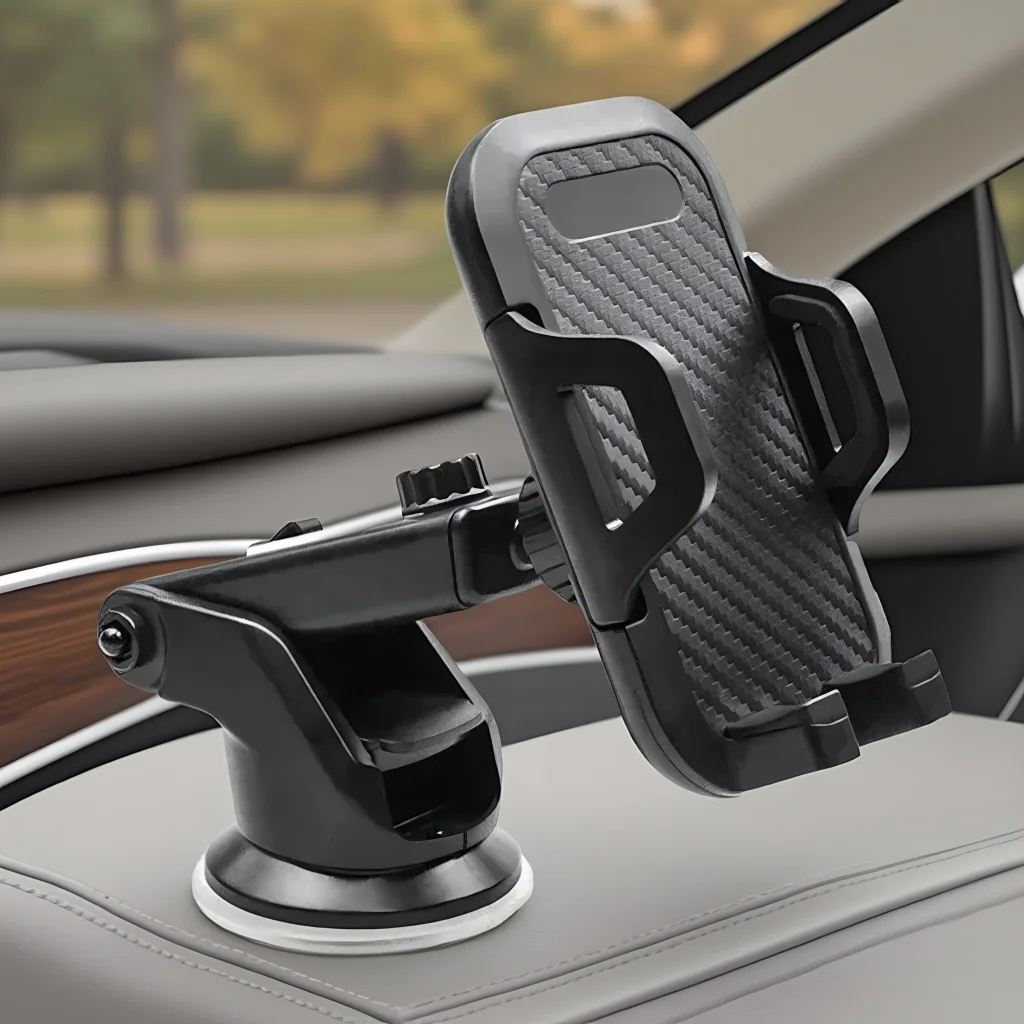 

Стабильное и универсальное автомобильное крепление, универсальный держатель для телефона с сильной присоской и зажимом для надежного вождения