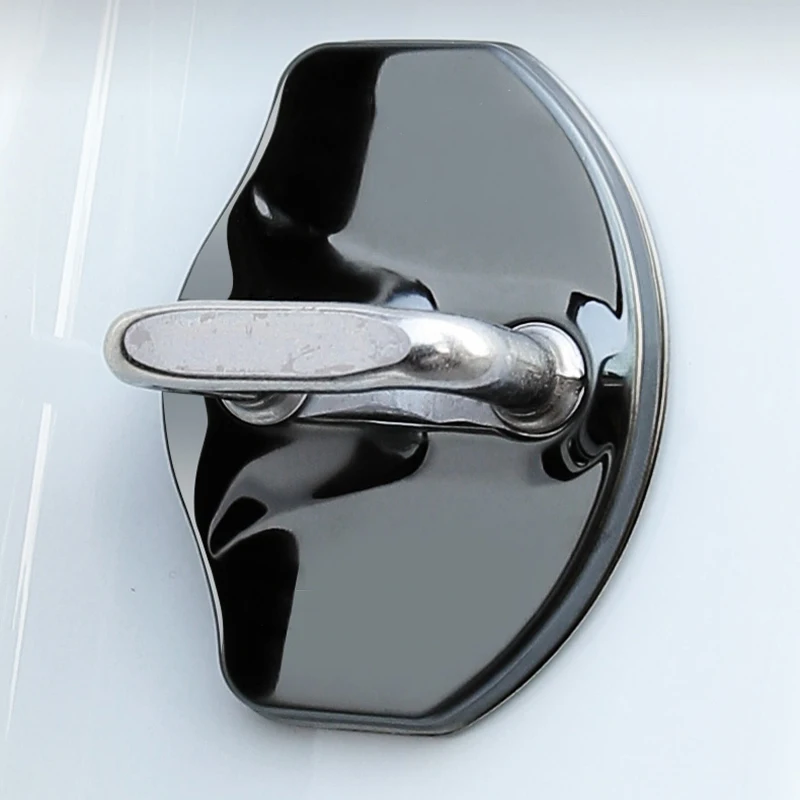 For Tesla Model Y Launch Juniper 2025 2026 Model 3 Highland 2024 2025 Car Door Lock Buckle Trim Cover Rust Accessories
