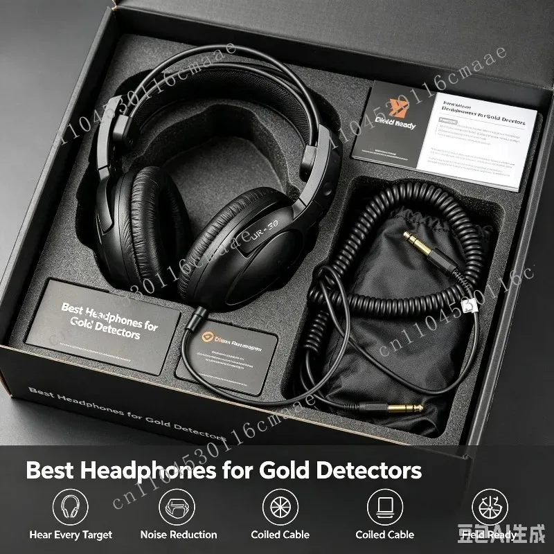 Hot Discounts Best K0SS UR30 Headphone Earphone for GOLD Metal  Suitable for 4500 5000 GFX7000 Gold Detector