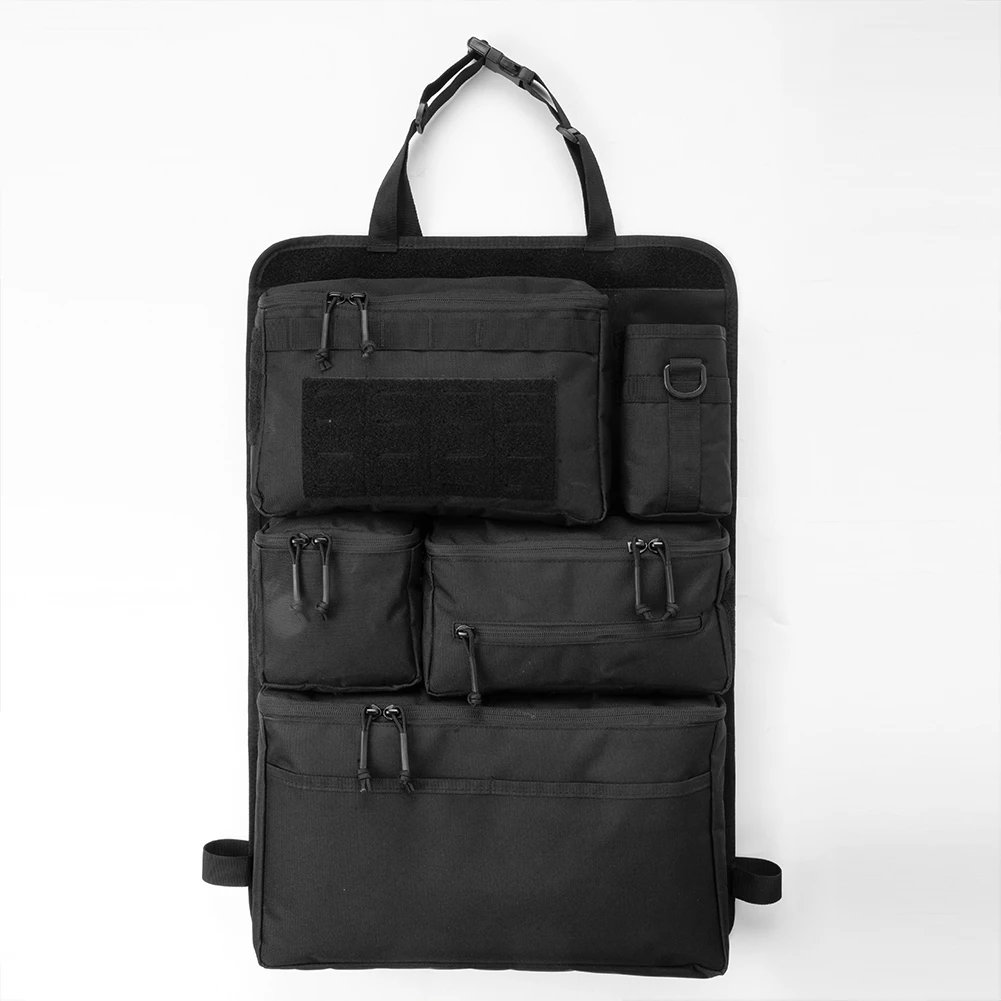 Multifunktionaler Gepäckorganizer und Aufbewahrungstasche, Taktische Aufbewahrungstasche für Auto-Rücksitze, Hängende Rücksitztasche