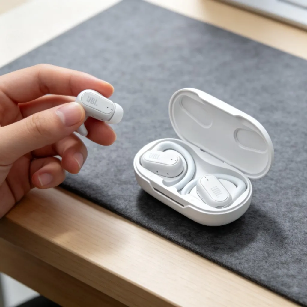 JBL Soundgear Sense Open Wireless Bluetooth Sports and Running Headphones with Ultra Comfortable Wear