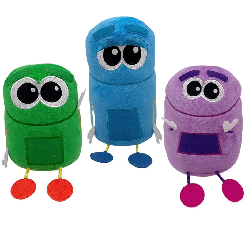 English Picture Book Story Boneca de pelúcia para crianças, bonecas de educação recheadas, brinquedo de desenho animado, macio, Anime, Storybots, presentes, 21cm, 1pc