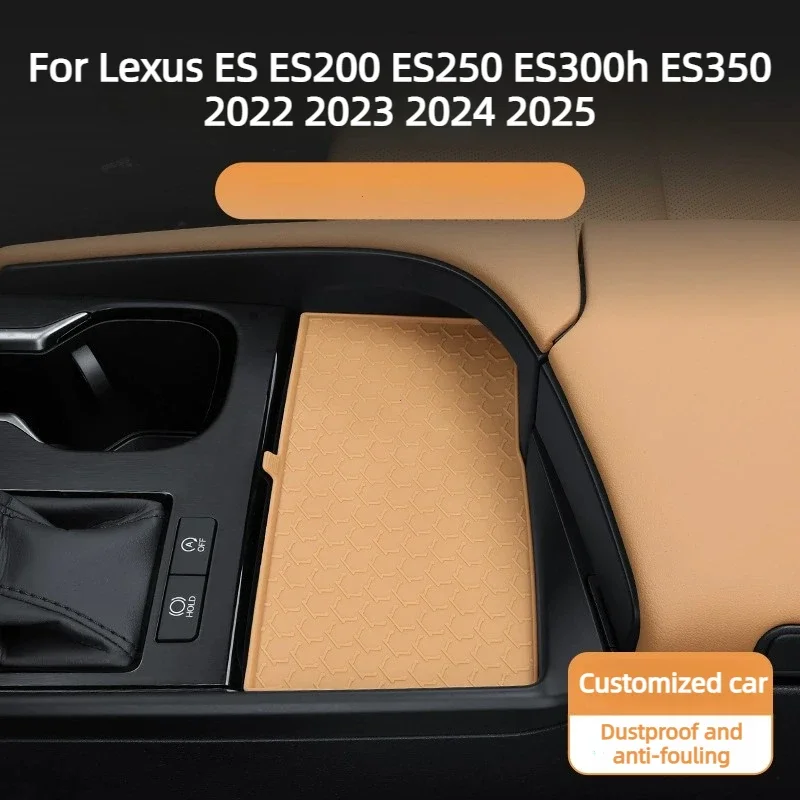 For Lexus ES ES200 ES250 ES300h ES350 2022 2023 2024 2025 Top Suede Wireless Charging Protective Pad LHD Interior Accessories