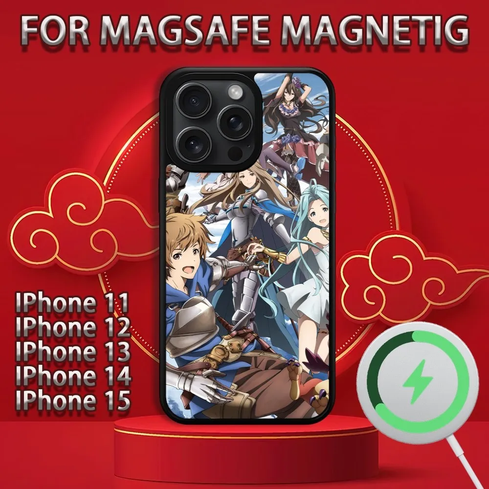 Game G-Granblue Fantasy RelinkS  Phone Case For iPhone 15 14 13 12 11 Pro Max Plus Magsafe Magnetic Wireless Charging Cover