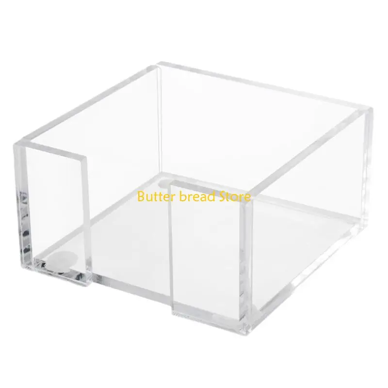 W89C Multicolor Clear Note Storage Case with Large Sheets Colorful Writing Pad Set and Quality Paper Plastic Materials