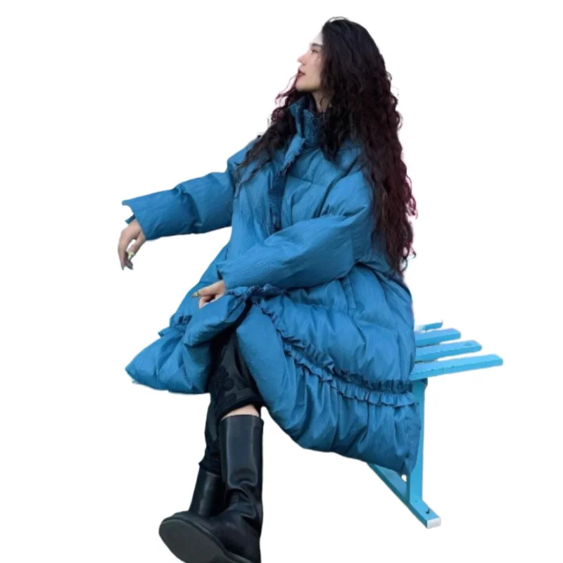 

Суперстильная парка: новинка осенне-зимнего сезона, свободный крой в корейском стиле, модный повседневный дизайн, теплая хлопковая куртка