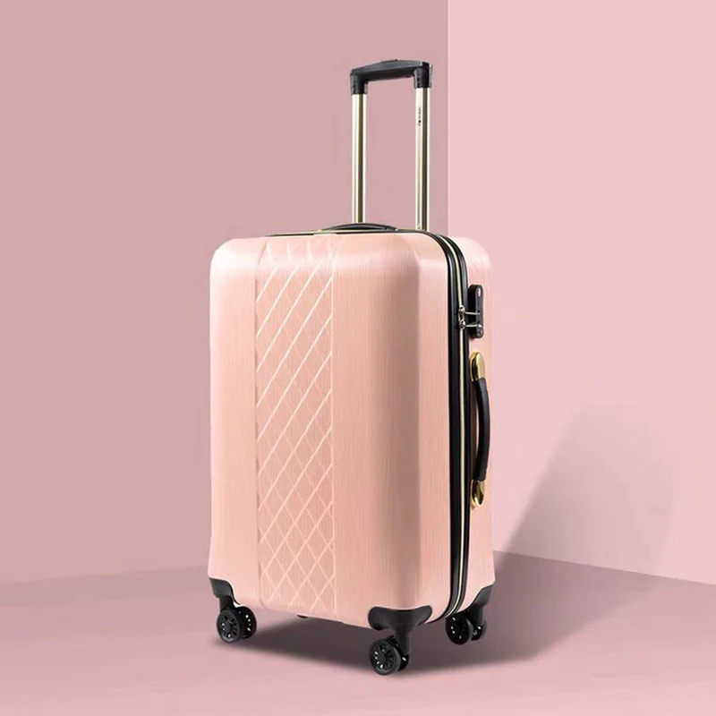 Valise à roulettes avec mot de passe pour hommes et femmes, valise de cabine populaire, sac de voyage étudiant, bagage à roulettes à la mode, 20 po, 28 po, 2024