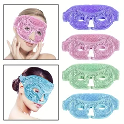 Visible Reusable Cooling Eye Mask with Gel Beads Cold Eye Compress for Puffy Eyes Stress Relief Dry Eyes SPA Skin Care Tools