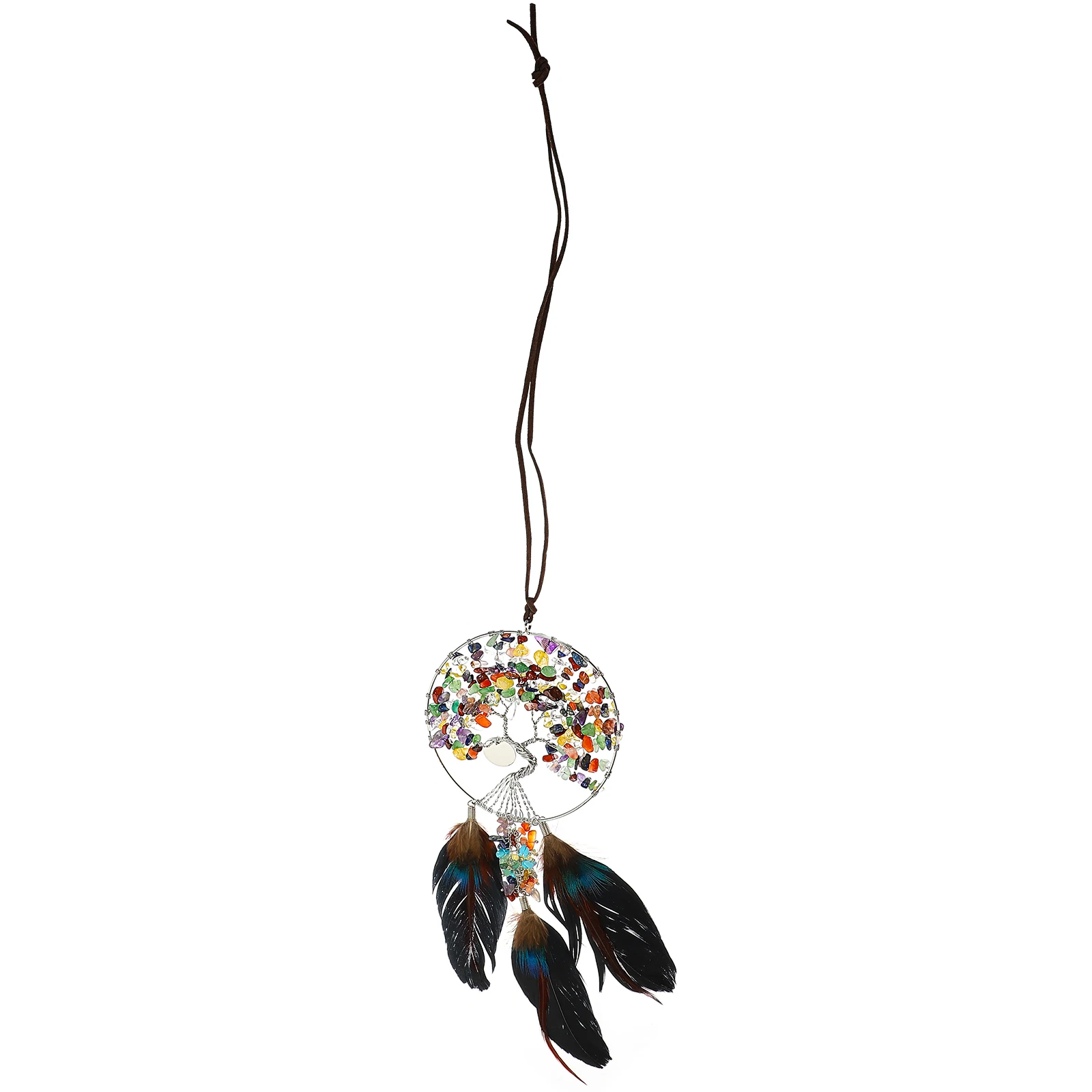 

Crystal Dreamcatcher of Life Pendant Hanging Dream Catcher Hanging Decoration Wall nament Heart Crystal Decor Home Accessories