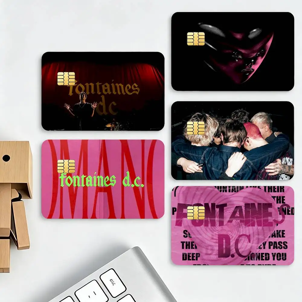Fontaines -DC Romance HD Credit Card Stickers Game Card Decal Small Chip Waterproof Sticker Gift Decor