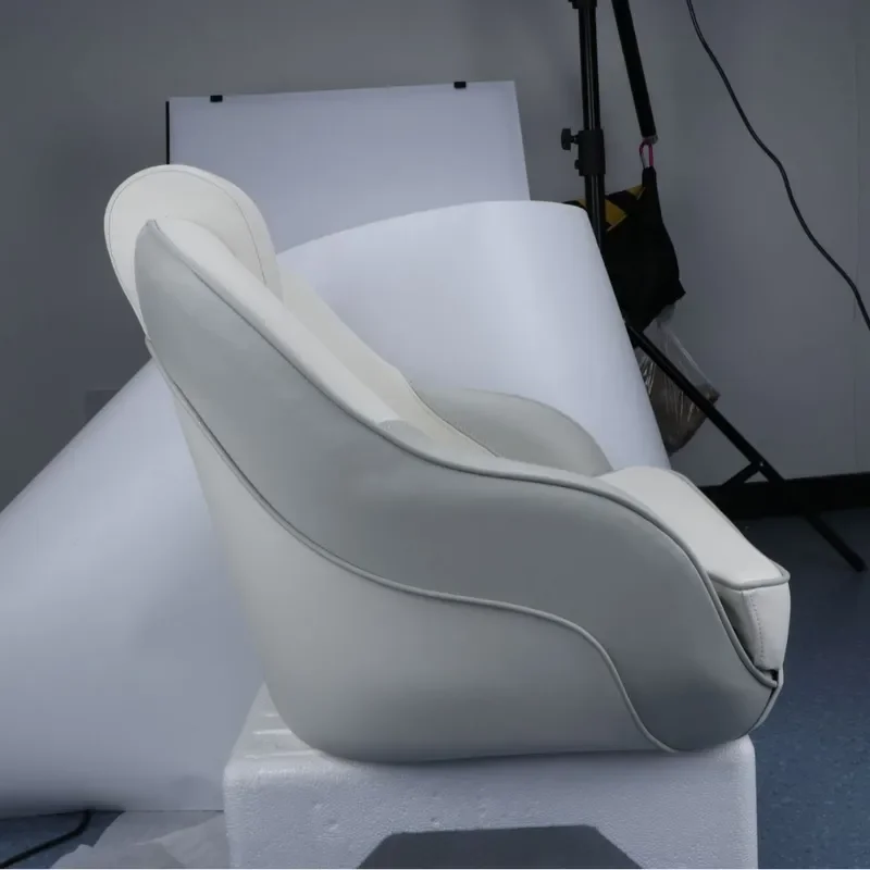 Luxury Aluminum Alloy Boat Captain Chair Marine Speedboat Driving Seat Fishing Yacht Accessories Comfortable Pilot Bench