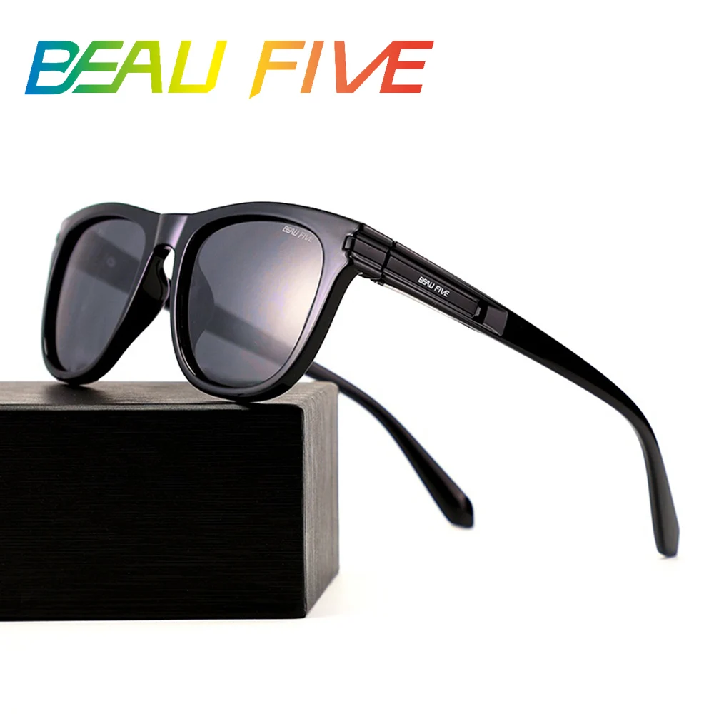 

BEAU FIVE UV400 Polarized Sport Sunglasses Men Women Driving Fishing Cycling Running Hiking Outdoor Mirror Lens Fashion Eyewear
