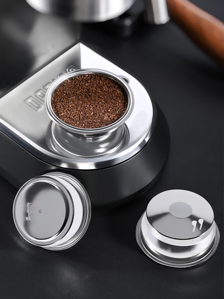 51 MM/54 MM/58 MM Onder Druk 1 gat Koffie Filter Mand Enkele/Dubbele Cup Fit voor Filterhouder Espresso Koffie Accessoires Tool - afbeelding 2