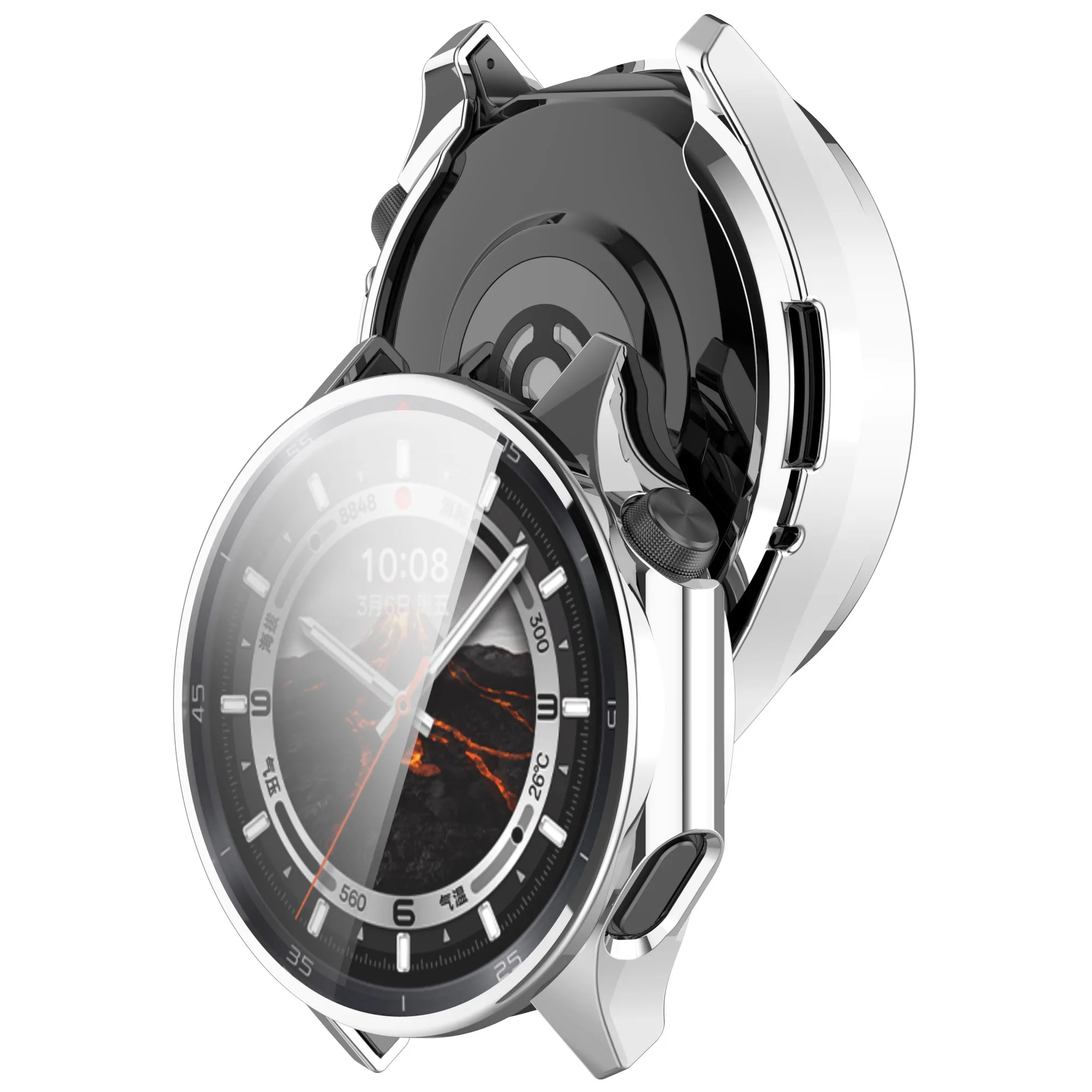 TPU Protective Case for Oneplus Watch 3 Screen Protector All-around Bumper for OPPO Watch X2 Watch Protector Sleeve Accessories