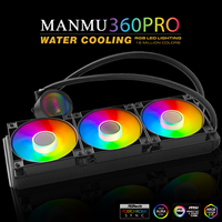 MANMU Water-cooled All In One CPU Liquid Cooling 360mm ARGB Water-Cooled Radiator for X99 Motherboard