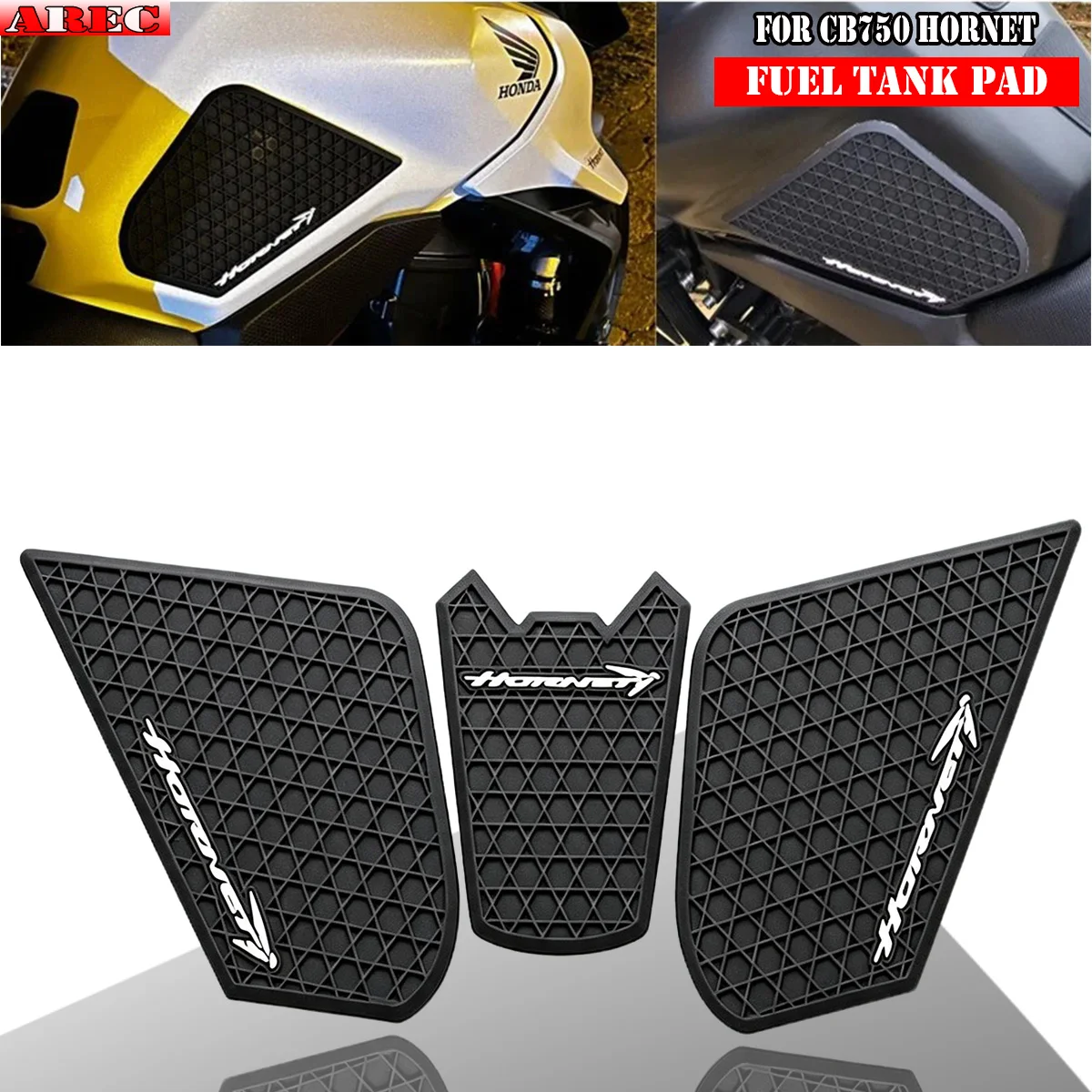 Anti-slip Tank Pads Sticker Side Gas Knee Grip Traction Pad For Honda CB750 2023-2026 Hornet Modification Body Sticker Tank Pad