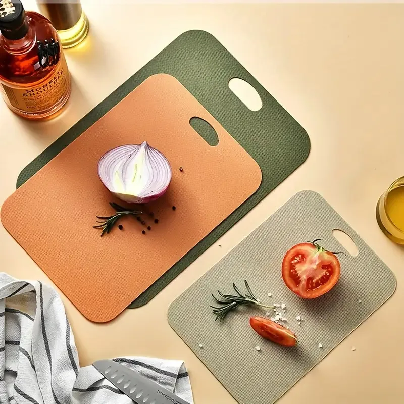 

1/3 Piece Lightweight Plastic Cutting Board for Outdoor Camping Picnics, Apartment Dormitory Kitchen Fruits Vegetables Prep