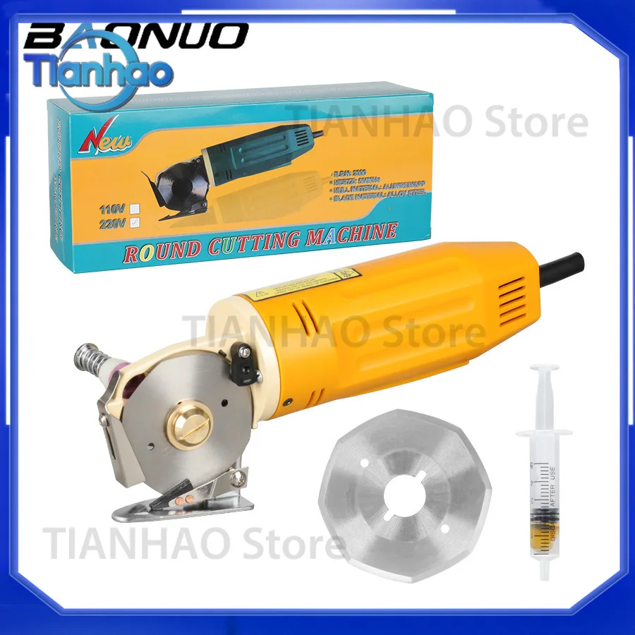 Electric Rotary Cutter for Paper Cardboard Carpet Fabric Leather Fast Cutting Portable Corded Craft Scissors
