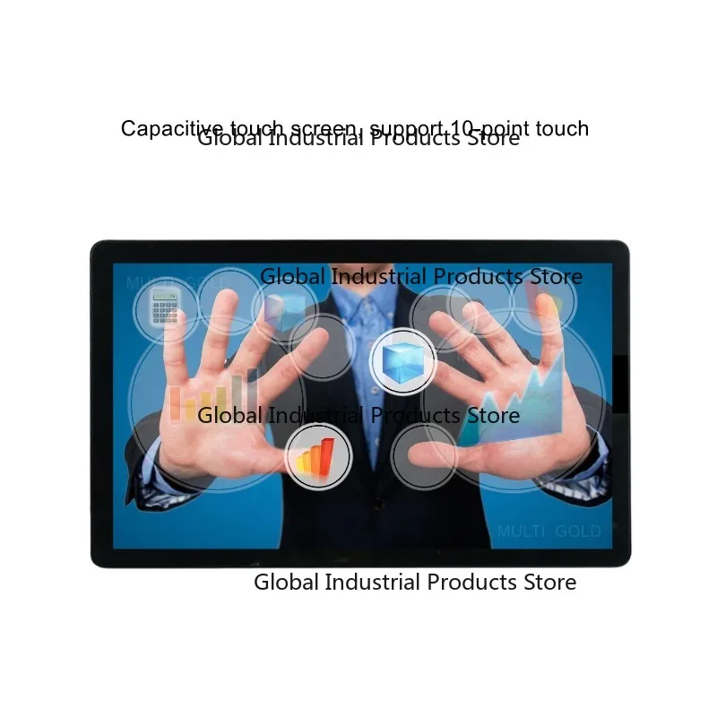 Ultra-Thin 4K Capacitive Touch Display 43-75 Inch with HD MI USB Built-In Speaker Optional 32 Inch Serial Interface Type