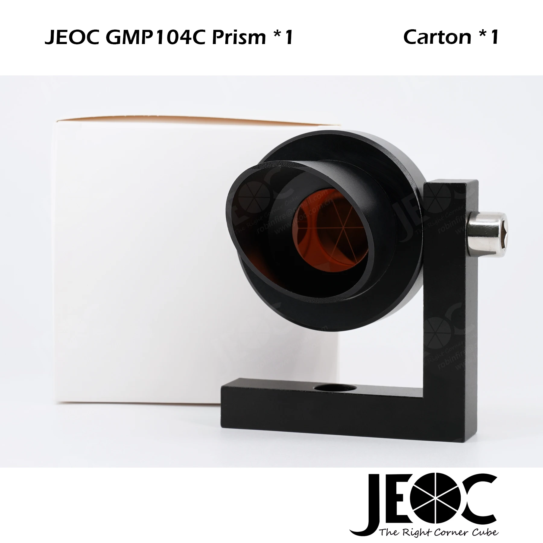 JEOC GMP104C, 90 Degree Rain Proof Monitoring Prism, For Total Station