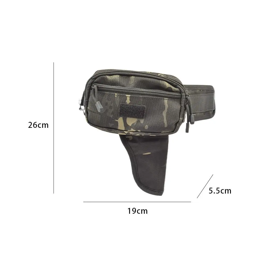 NEW Waterproof Men's Waist Bag Nylon Multi-Pocket Outdoor Concealed Carry Unisex Tactical Bag Anti-Theft Hidden Waist Pack  ﻿ view 5