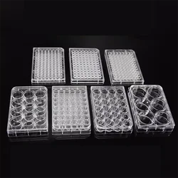 5 pack of 6/12/24/48/96/384-well disposable cell culture plate bacterial culture plate enzyme plate sterilization culture plate