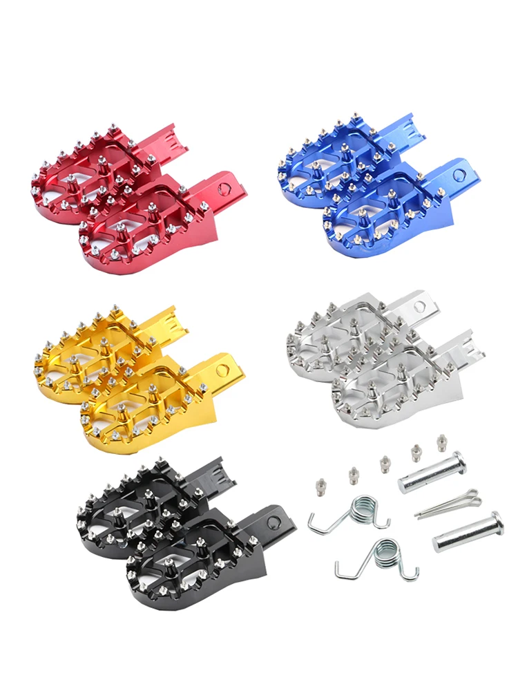 Repose-pieds universels colorés CNC pour moto, pour HONDA CRF XR 50 70 110 M2R SDG DHZ SSR KAYO Pit Bike