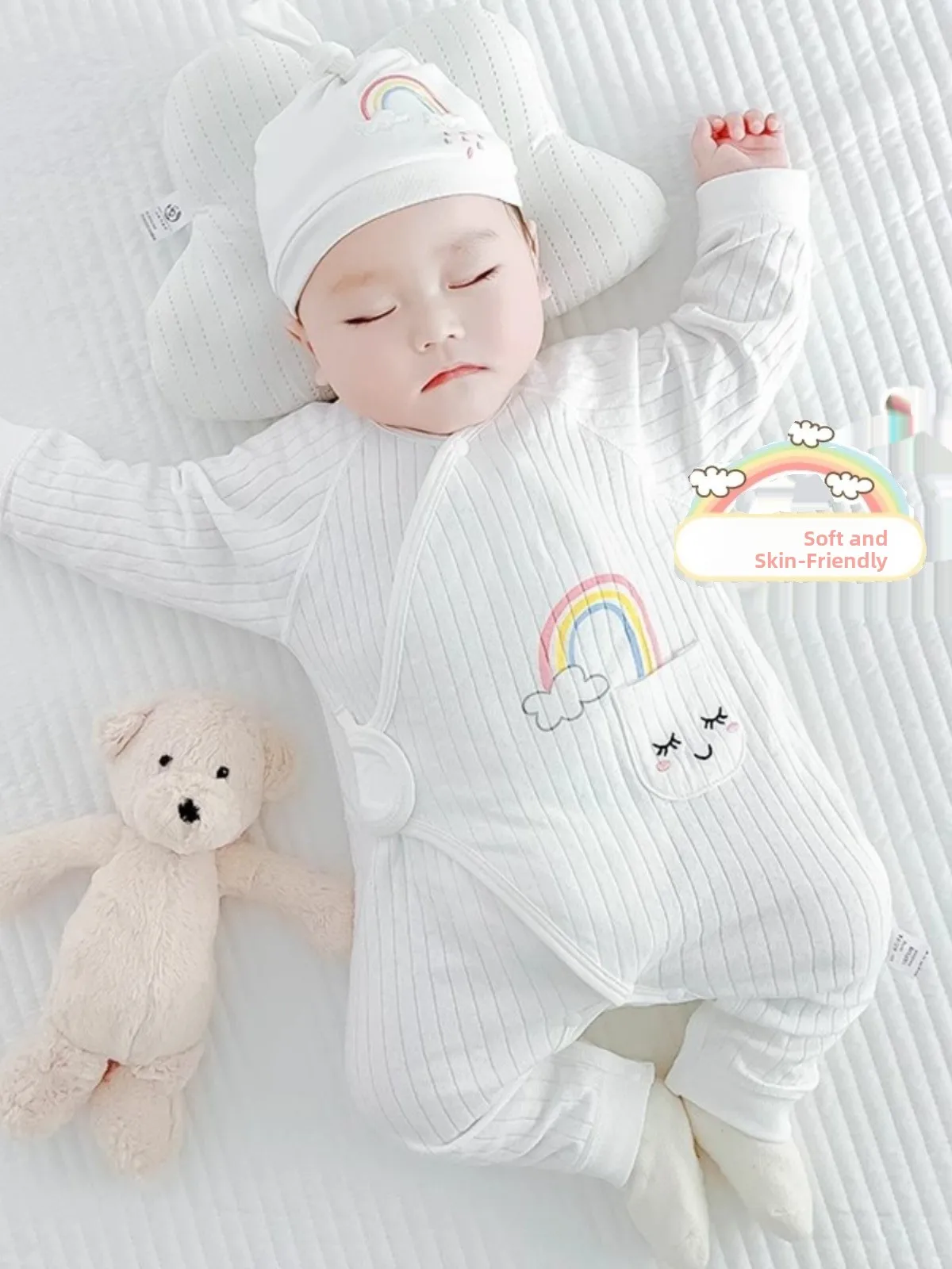 Costume monastique en pur coton pour bébé, vêtements pour nouveau-né, pantalon Long taille basse, Design Original, vêtements pour nourrissons