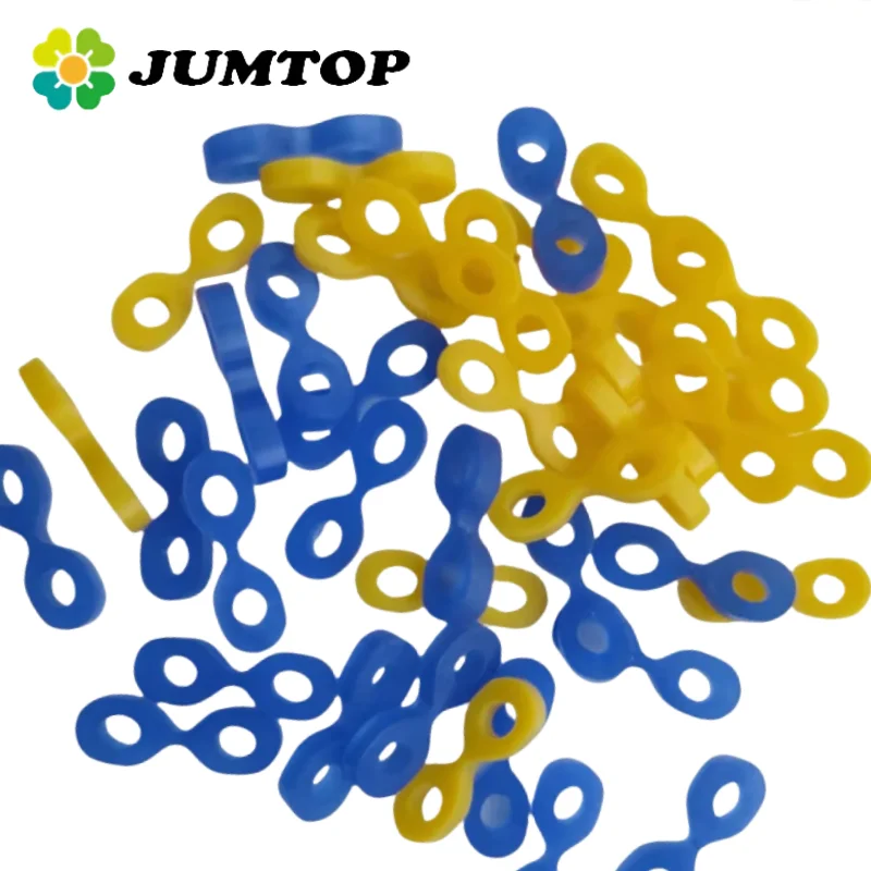 

JUMTOP 40 шт., стоматологические клиновые матрицы, сепаратор зубов, эластичные резиновые крепежные клинья