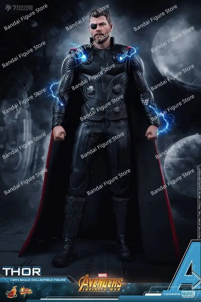 HOTTOYS HT MMS474 1/6 ธอร์ 7.0 ฟิกเกอร์แอ็คชั่น มนุษย์ผู้ร้าย อเวนเจอร์ อินฟินิตี้ วอร์ ภาพยนตร์มาร์เวล ของแท้ ขนาด 12 นิ้ว ชุดเต็ม โมเดลทหาร ของขวัญ