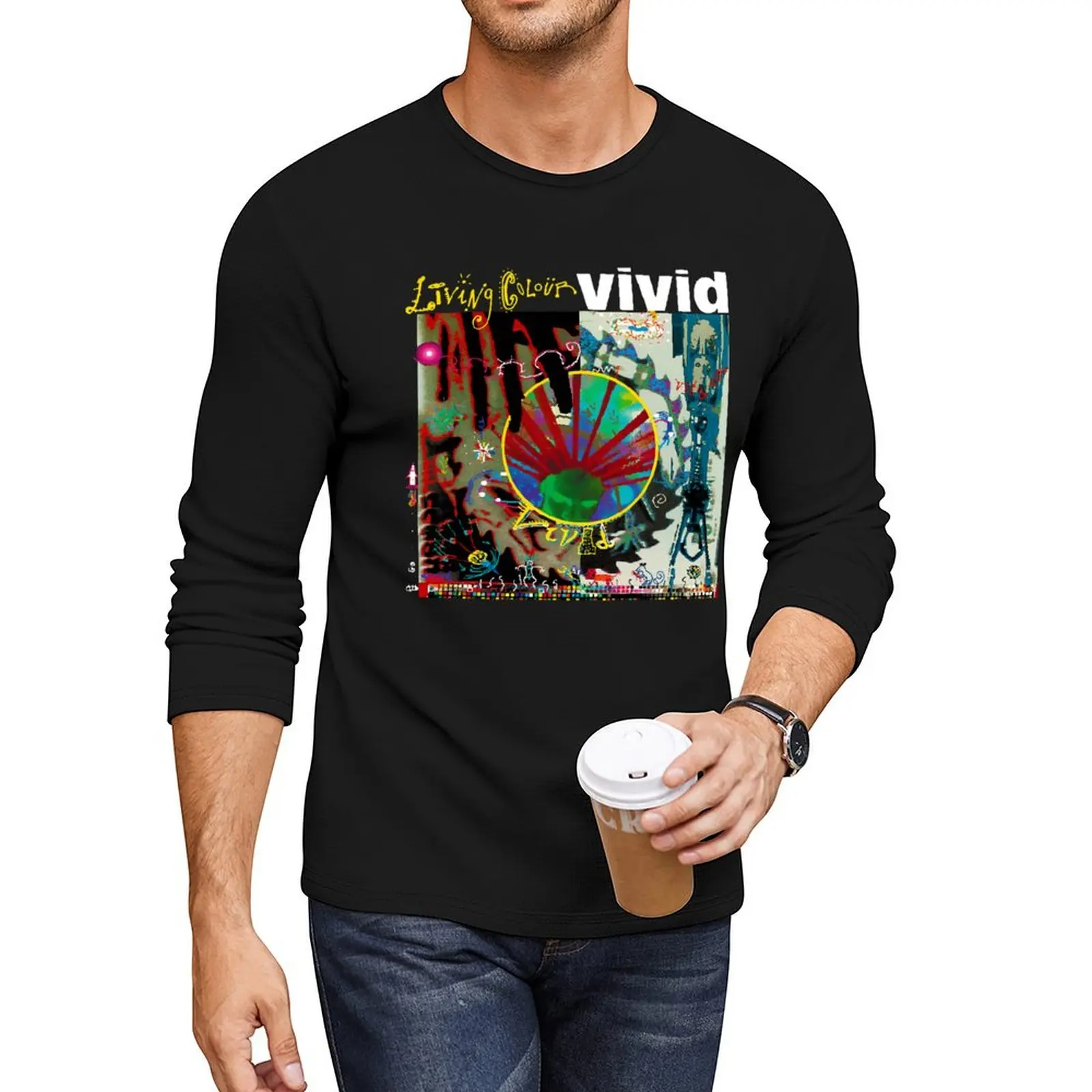 

Living colour rock band legend vivid album Long T-Shirt quick drying shirt graphic t shirt anime clothes t shirts for men